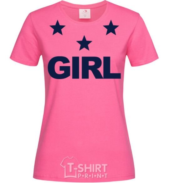 Женская футболка STARGIRL Ярко-розовый фото