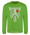 Sweatshirt Her skeleton orchid-green фото