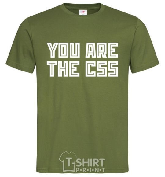 Men's T-Shirt You are the CSS millennial-khaki фото