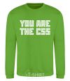 Sweatshirt You are the CSS orchid-green фото