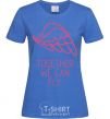 Women's T-shirt Together we can fly pink royal-blue фото