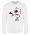 Sweatshirt Robot boy White фото