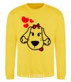 Sweatshirt My girl yellow фото