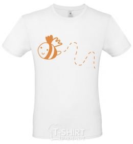 Men's T-Shirt LET EAT BEE White фото