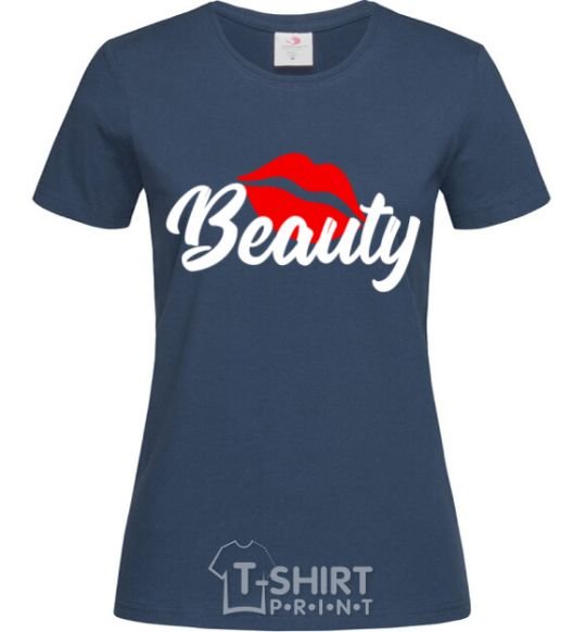 Женская футболка Beauty Темно-синий фото