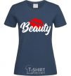 Women's T-shirt Beauty navy-blue фото