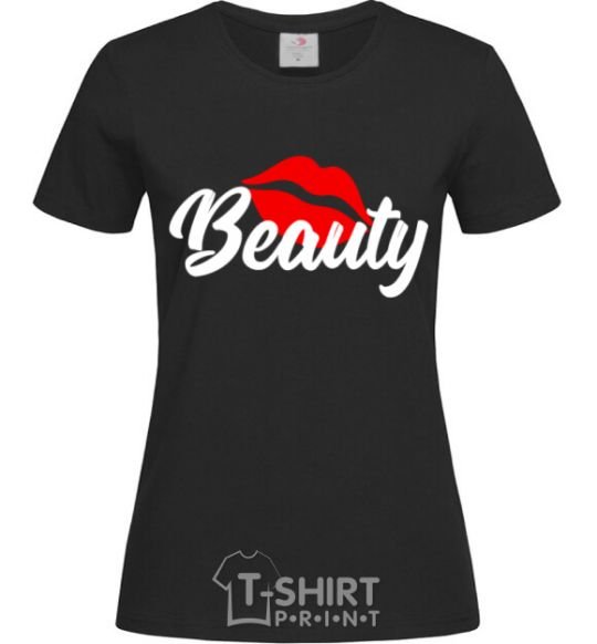 Women's T-shirt Beauty black фото