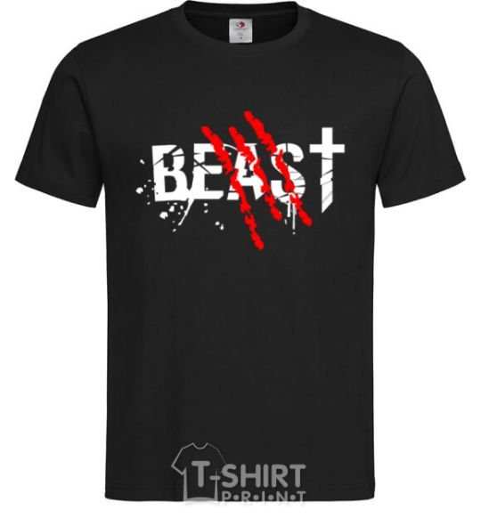 Men's T-Shirt Beast black фото