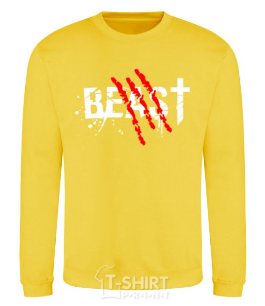 Sweatshirt Beast yellow фото