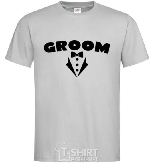 Men's T-Shirt Groom V.1 grey фото