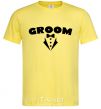 Men's T-Shirt Groom V.1 cornsilk фото