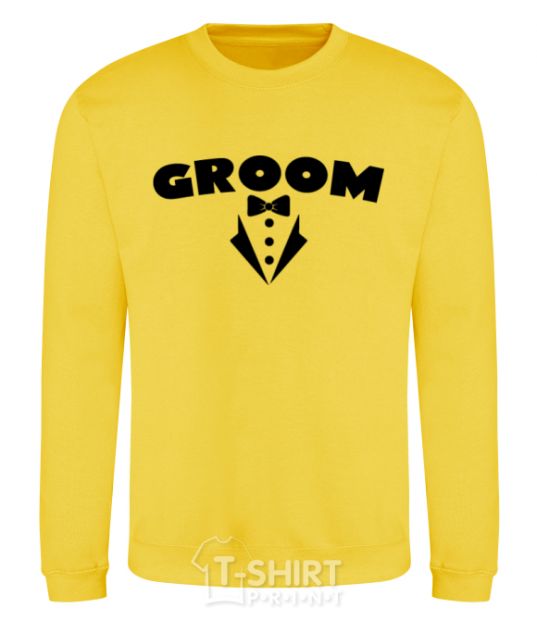 Sweatshirt Groom V.1 yellow фото
