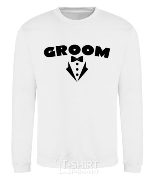 Sweatshirt Groom V.1 White фото