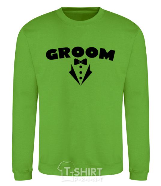 Sweatshirt Groom V.1 orchid-green фото