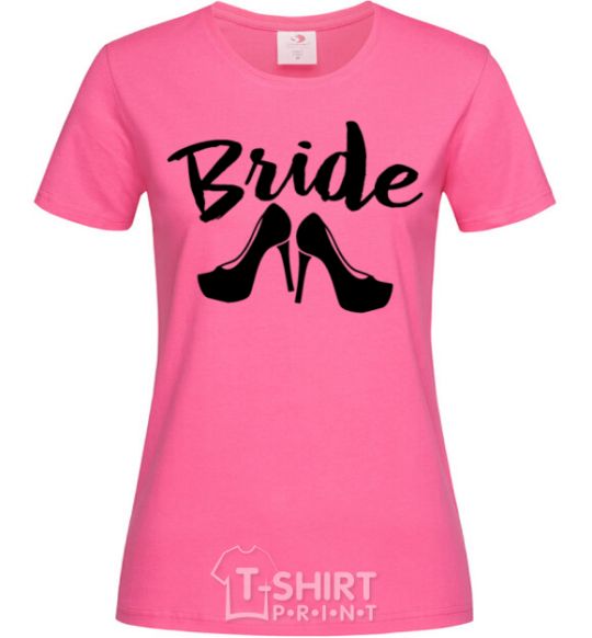 Women's T-shirt Bride Heels heliconia фото