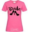 Женская футболка Bride Heels Ярко-розовый фото