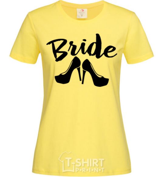 Women's T-shirt Bride Heels cornsilk фото