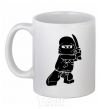 Ceramic mug Lego ninjago White фото