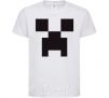 Kids T-shirt Minecraft logo White фото
