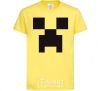 Kids T-shirt Minecraft logo cornsilk фото