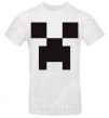 Мужская футболка Minecraft logo Белый фото
