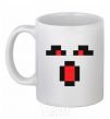 Ceramic mug Minecraft evil White фото