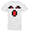 Men's T-Shirt Minecraft evil White фото