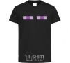 Kids T-shirt Minecraft eyes black фото