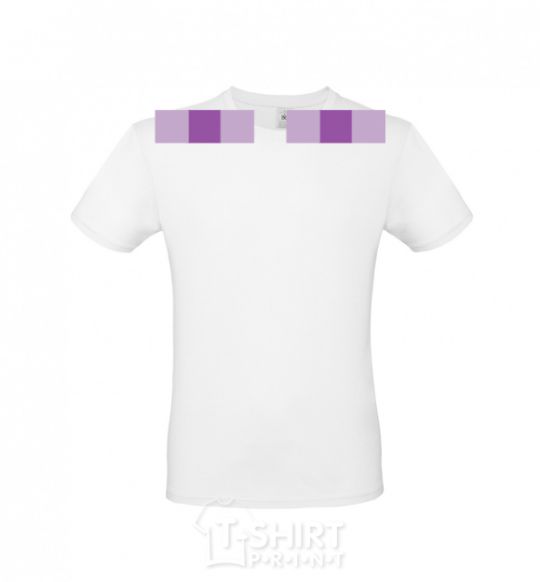 Men's T-Shirt Minecraft eyes White фото