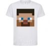 Kids T-shirt Minecraft hero White фото