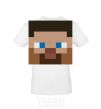 Men's T-Shirt Minecraft hero White фото