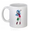 Ceramic mug Monster high Ghoulia Yelps White фото