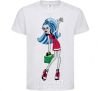Kids T-shirt Monster high Ghoulia Yelps White фото