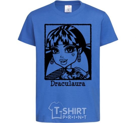 Kids T-shirt Draculaura lady royal-blue фото