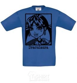 Kids T-shirt Draculaura lady royal-blue фото