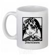 Ceramic mug Draculaura lady White фото