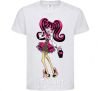 Kids T-shirt Draculaura Monster White фото