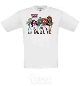 Kids T-shirt Monster High girls White фото