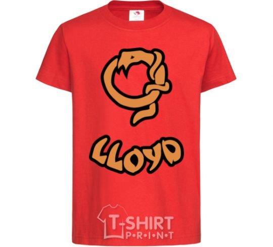Kids T-shirt Lloyd red фото