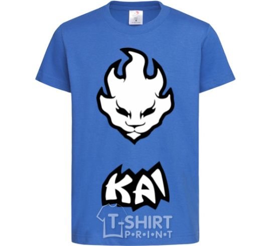 Детская футболка Kai Ярко-синий фото