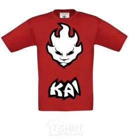 Kids T-shirt Kai red фото