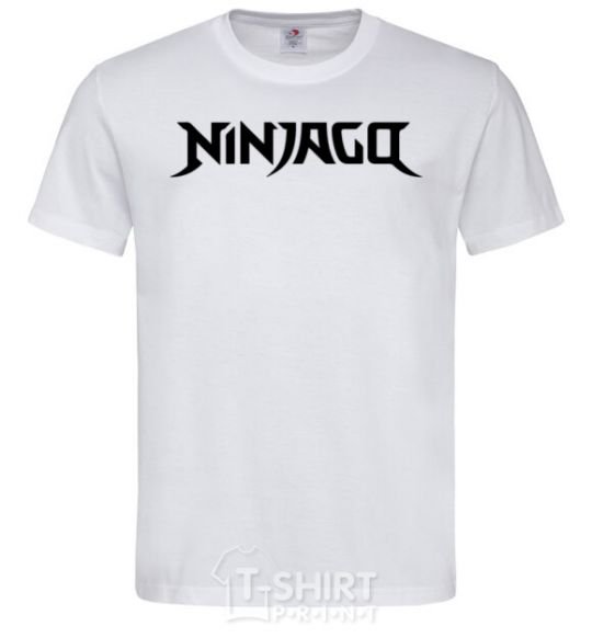 Мужская футболка Logo Nonjago Белый фото