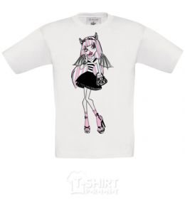 Kids T-shirt Monster high girl White фото