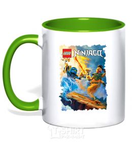 Mug with a colored handle