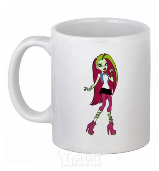 Ceramic mug Venus Mcflytrap White фото