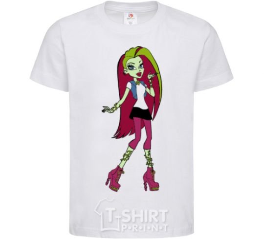 Kids T-shirt Venus Mcflytrap White фото