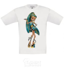 Kids T-shirt Cleo №2 White фото