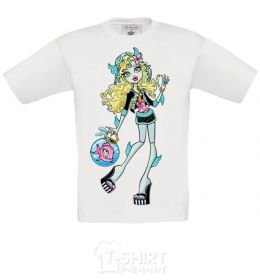 Kids T-shirt Laguna blue White фото