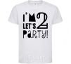 Детская футболка I am 2 let is party Белый фото