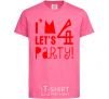 Kids T-shirt I am 4 let is party heliconia фото